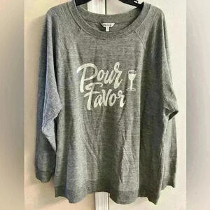 WILDFOX‎ heather grey crewneck sweatshirt. Large. Excellent condition